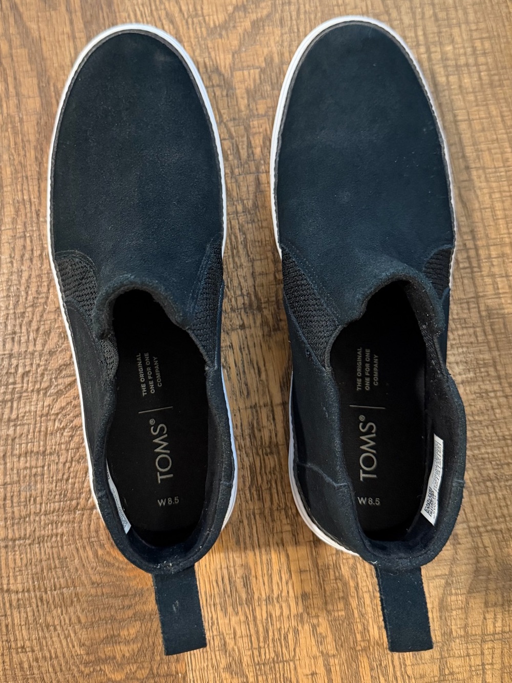 TOMS Women’s Slip-On Chelsea Sneaker Boot in Black